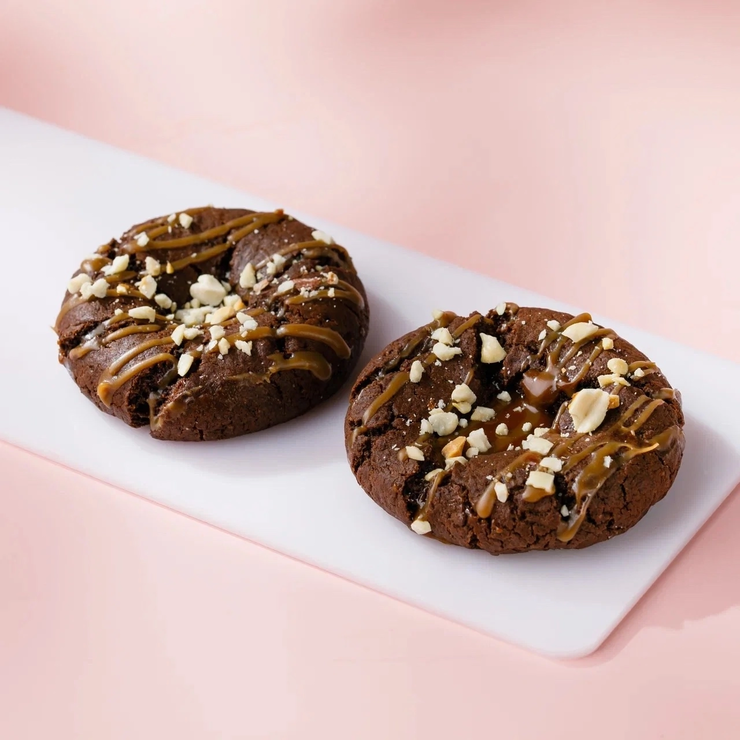 Cookies с солёной карамелью